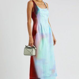 Jonathan SIMKHAI ! Coralie Sateen Midi-Dress